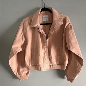 Celebrity Pink Blush Bomber Jacket